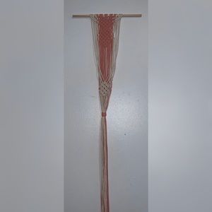 Macrame plant wall hanger